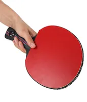 WholeBoer Легкий настольный теннисный теннис пинг -понг ракетка с длинной ручкой коротки