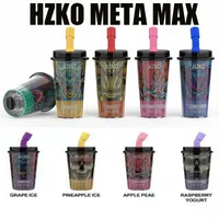 HZKO Meta Max 7000Puffs Disposable E cigarettes Pod Device 15ml Capacity 600mAh Vape Rechargeable 1.2 Mesh Airflow IDOL MAX
