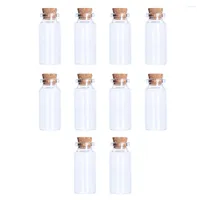 Botellas de almacenamiento de vidrio mini frascos de botella jarras pequeñas viales pequeños stoppers de bricol