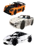 Hightech Speed ​​S rx7veilside Fortune Super Sports Racing Car Model 빌딩 블록 DIY 차량용 벽돌 장난감 x05037435013