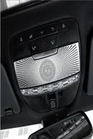 Paslanmaz Çelik Araba Sticker Çatı Okuma Işık Paneli Dekorasyon Kubbesi Kapak Trim Mercedes Benz 20152018 C Sınıfı W205 GLC 5878512