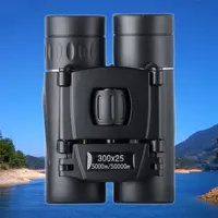 Telescope Binoculars Mini Portable Zoom HD 5000M Powerful 300x25 Folding Long-distance Low Light Night Vision Professional 221103