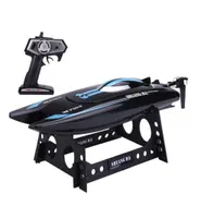 Eboyutm Double Horse DH7014 Radio Contrôle 24Hz 4ch Speed ​​RC Boat High Performance Speasproftpaard Speedpaping with Display Rack RTR 24364604