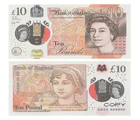 Prop Money Copy Game UK Pounds GBP Bank 10 20 50 Notes Films Play Fake Casino PO Booth235N8059267