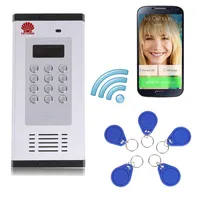 3G GSM Apartment Intercom System System System, чтобы открыть дверь с помощью телефонного звонка RFID SMS Command Demote Comploy Opener330E