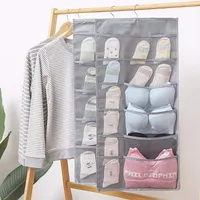 Opbergdozen kast hangende organizer met mesh zakken muurplank garderobe tassen oxford doek ruimte spaarzak voor bh ondergoed sokken