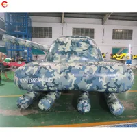 Gratis levering buitenactiviteiten opblaasbaar leger tank decoratie paintball bunker model te koop