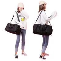 Luxury Lulul Travel Bag Sports Fitness Bag Seco Separaci￳n h￺meda Cross Body Body Gran capacidad Almacenamiento impermeable Bolsas Lado para acomodar zapatos