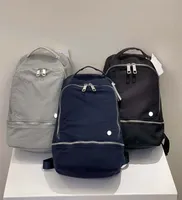 Sacs d'extérieur des étudiants de couleur unie simple campus adolescents shoolbag backpack coréen tendance avec sac à dos