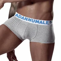 underpants ADANNU Brand Men's Boxer Shorts Sexy Mens Underware Cotton Boxers Underwear U Pouch Comfortable Fashion Mini Panties AD7104 A0Ac#