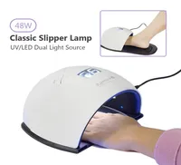 48W UV LED Lamp Nail Dryer For Hand Foot 2in1 Gel Polish Curing Drying Fingernail Toenail Led Lamp Polish Manicure Nail Art Tool L5038726