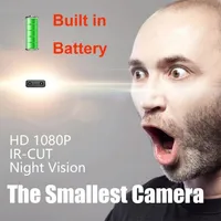 Videocamere mini telecamera xD taglio IR più piccolo HD Full HD 1080P CAGLIORE CAMERE CAMERE NIETRIE Night Vision Micro Cam DV DVR Rilevamento del movimento 221105