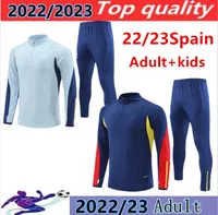 2022 2023 İspanya Futbol Futbol Eğitim Takım Jersey Gömlek 22 /23 Morata Gavi Erkek ve Çocuk Futbol Kiti Takipleri Espana Chandal Futbol