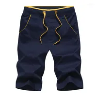 Pantanos cortos para hombres Treesolo Summer Men Style Men's Washed Leisure Pantalones Elásticos Cinturón de la juventud diariamente
