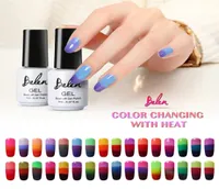 High Quality Belen 10pcs Temperature Change Color UV Gel Long Lasting Manicure Soakoff lacquer Nail Glue Nail Polish Finger Art S7609848