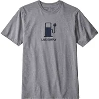 Ontwerpers Luxurys Patagonias T-shirts T-shirt Live Simply39171 Outdoor katoenen korte mouwen sweatshirt