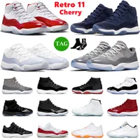 Cherry 11 Basketball Shoes Jumpman 11s Mujeres Medianoche Marina marina Cool Legend de Blue Concord Space Jam Trainers Sports Sports Sports Sports