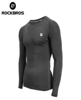Rockbros Cycling Tops Base Layer 긴 슬리브 자전거 속옷 양털 스포츠 자전거 셔츠 따뜻한 레이싱 자전거 셔츠 9679944