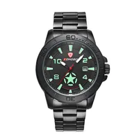 2020 Longbo Luxury Men Men Army Star Sports Canvas Canvas Leather Quartz Watches for Men Clock Clock Simple Watch Orologi da Uomo 80217273R