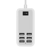 Cargadores de teléfonos celulares 6 puertos USB Hub 20W 3A Desktop EU EE. UU. EE. UU. Actoramiento de la pared de la pared Extensión Adaptador de alimentación para i 12 Pro 221105