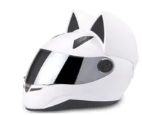 Nitrinos Motorcycle Helmet Mulheres Personalidade MOTO CAPACACETE CACATO DE CAT BLATA MOOTBIGE MOOTBIGE MOOTBIKE6468507