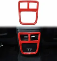 مخرج مكيف الهواء بمساعد الذراع الخلفي لـ Dodge Charger 2011 Up Auto Interior Inconsities Red1109341