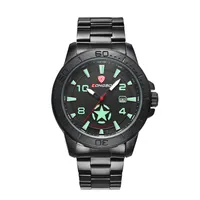 2020 Longbo Luxury Men Men Army Star Sports Canvas Canvas Leather Quartz Watches for Men Clock Clock Simple Watch Orologi da Uomo 80217203e
