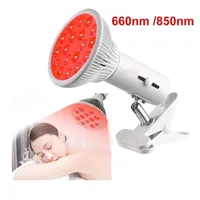 Face Care Devices Red Infrared Light Therapy E27 LED PON BULB SKIN HERJUBENATION BODY PIJN Relief Skincare Red Beauty Lamp Par38 221104