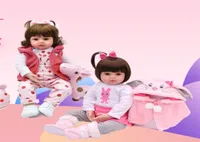Wiedergeborene Babypuppe 48 cm Full Silicon Body Kit Dose in Lager Spielzeug für Kinder 2205048685321 baden
