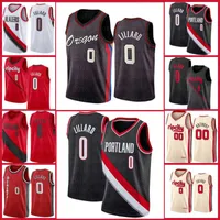 American College basketball Jerseys Mens Damian Lillard CJ McCollum Carmelo Anthony Clyde Drexler basketball sports jersey