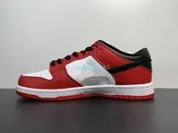 Marka Ayakkabıları Top Low Chicago Snrks Renk Varsity kırmızı/siyah/beyaz koşu