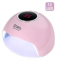 Star 6 Nail Dryer UV nails lamp for manicure dry drying Gel ice polish 12 LED auto sensor 30s 60s 90s art tools 2201138391707