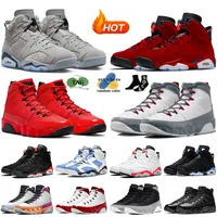 Jumpman Retro 6 9 Basketball Shoes 6s 9s Toro Georgetown UNC Fire Red Black Infrared White Racer Blue Bred Metallic Silver Oreo Outdoor Men Trainers Sports Sneakers