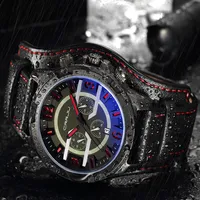 2020 Crrju uomini cronografo a sei pin sportivo orologio orologio da regalo di moda maschi