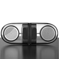 Tragbare Lautsprecher Creative Twoinone Wireless Magnetic Bluetooth Lautsprecher TWS transparent tragbare wasserdichte Kombination kleiner Lautsprecher 221105
