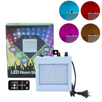 108 LED Effects Flashing Stage Lights Remote Sound Activated Disco Light for Festival Parties Lamp Wedding KTV Strobe Lighting242g