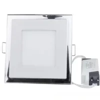 10W Light Square Downlight Casting Material acr￭lico de aluminio Mini Panel LED Luz Luces de panel de techo empotrado C￡lido Caliente White2030
