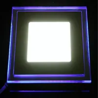 Ultra dünn 20W LED-Panel Downlight Light AC 110-265V Quadratdeckel Lichter mit Fahrer warm weiß weiß weiß kalte whit292p