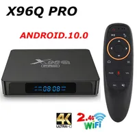 X96Q Pro Android10 TV Box Allwinner H313 2 4G WiFi 4K 2GB 16GB odtwarzacz multimediów x96 Q 1GB 8 GB TVbox Set Topbox vs x96 MAX246S