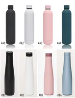LL Water Bottle Vacuum Yoga Fitness Bottles Simple Pure Color Straws Stainless Steel Insulated Tumbler Mug Cups with Lid Thermal I3900755