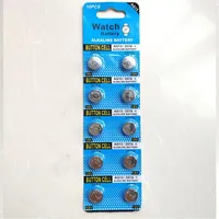AG13 LR44 A76 1 5V -Knopfzellen Batterie 0%Hg Pb 10pcs pro Blister Card Pack270d