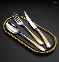 Dinnerware Define Vintage Luxury Conjunto de aço inoxidável Faca de faca de cozinha de cozinha Vaisselle coreana BC50CJ