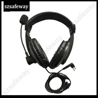 Two way radio headset with vox PPT push to talk and Swivel Boom Mic for walkie talkie Motorola CP040 CP200 GP300 GP88 etc239z