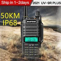 Baofeng UV-9R plus vattent￤t IP68 Walkie Talkie High Power CB Ham 30-50 km l￥ng r￤ckvidd UV9R Portable Two Way Radio300f
