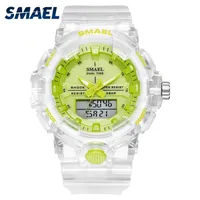 Woman Watch Quartz SMAEL Sports Watches 50M Waterproof Wristwatches Lady Jelly Starp Clock 8025 reloj mujer Ladies Watch Women 201292M