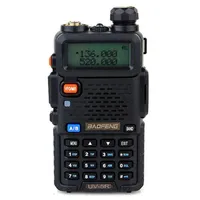 Niedrigste Walkie-Talkie Baofeng BF-UV5R Walkie Talkie 128CH UHF VHF 136-174MHz 400-480MHz DTMF Zwei-Wege-Radio-Portable Radio269f