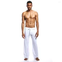 Heren broek mannen casual losse mannelijke broek lounge fitness huis slaapkleding ademende yoga pantalones hombre