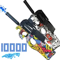 Gun Toys P90 Электрический гель бластер разбрызгивает пейнтбол Airsoft AK47 История стрельбы. Автоматический водяной бусин стрелок для детей подарка на день рождения T221105