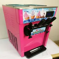 1200W 아이스크림 메이커 3 맛 소프트 아이스크림 기계 18L H 옐로우 핑크 스테인리스 스틸 요거트 아이스크림 R22 CE270Z