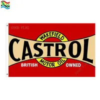 Castrol Red Flags Banner Tamanho 3x5f